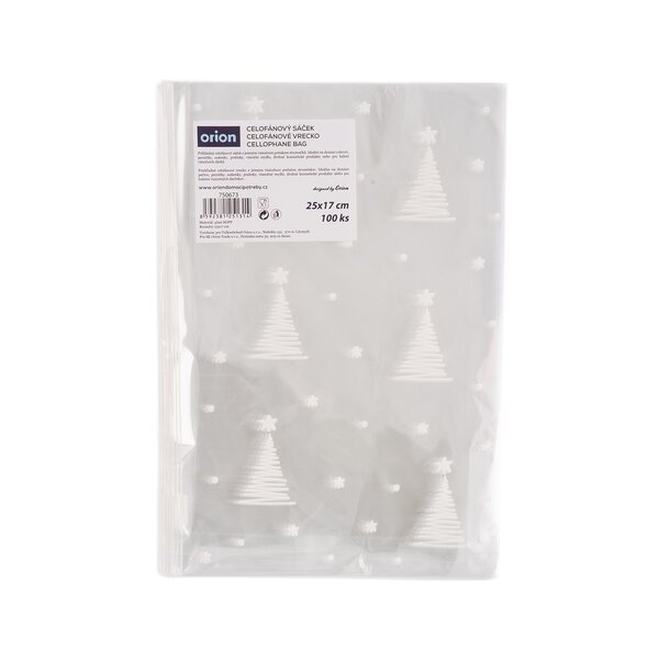 Dárkový sáček STROMEK 25x17 cm 100 ks