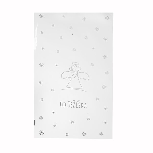 Dárkový sáček ANDĚL 35x20 cm 100 ks