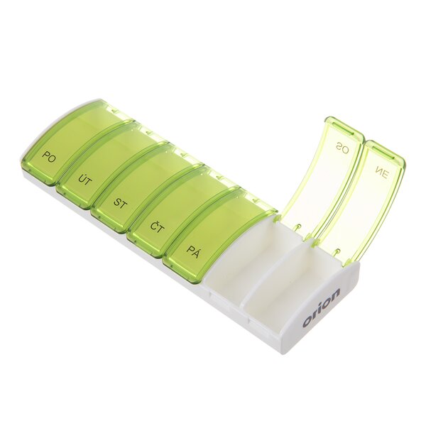 Organizér na léky týdenní s pouzdrem