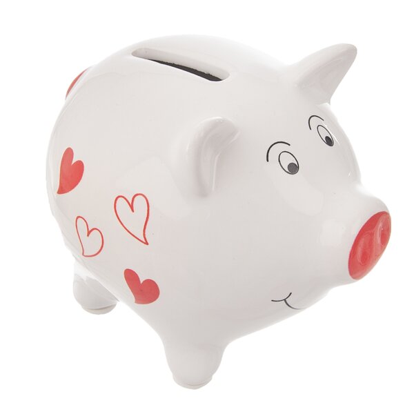 Pokladnička prasátko SRDCE