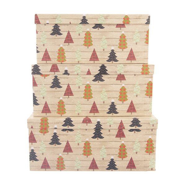 Dárková krabice STROMEK 3 ks