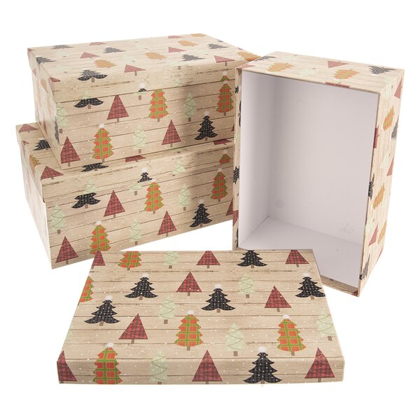 Dárková krabice STROMEK 3 ks
