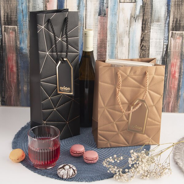 Dárková taška mřížka 12x9x36 cm