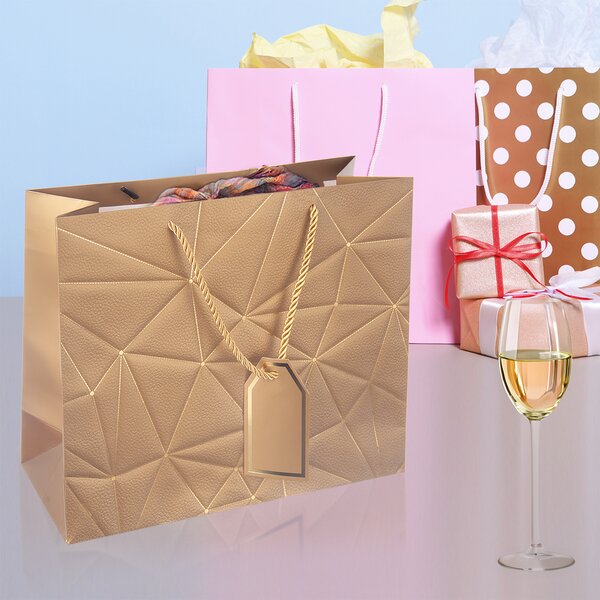 Dárková taška mřížka 31x12x26 cm