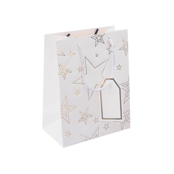 Dárková taška hvězda 18x10x23 cm 