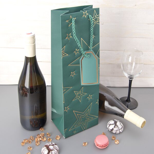 Dárková taška hvězda 12x9x36 cm