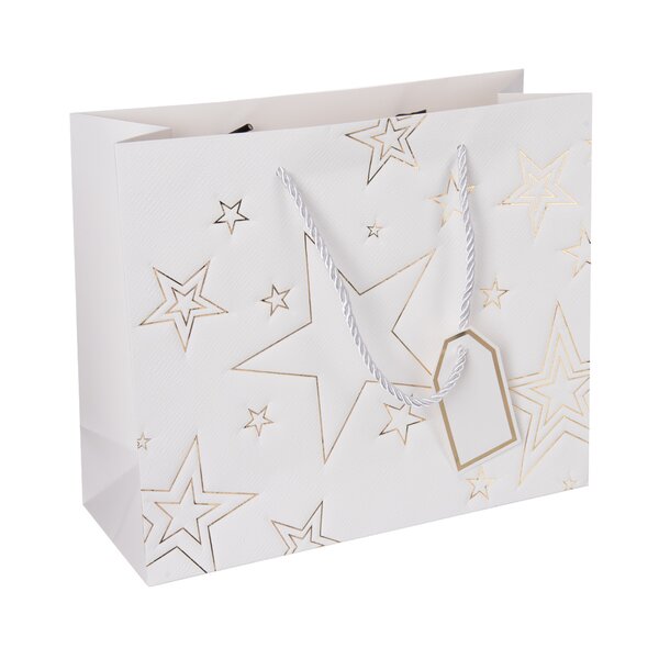 Dárková taška hvězda 31x12x26 cm