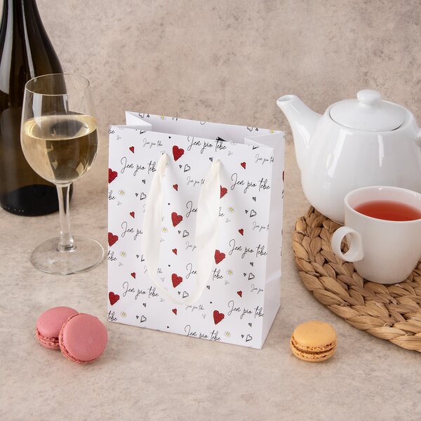 Dárková taška Jen pro tebe 14x7x18 cm