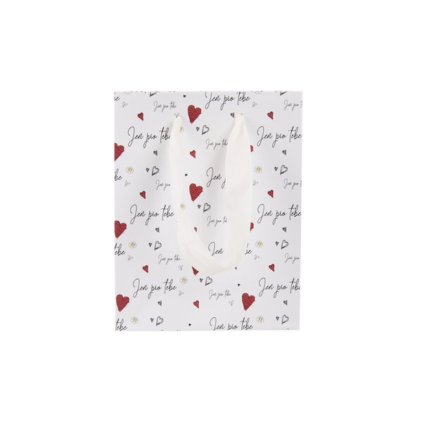 Dárková taška Jen pro tebe 14x7x18 cm