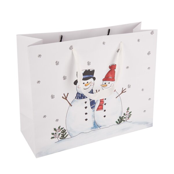 Dárková taška SNĚHULÁK 32x12x26 cm