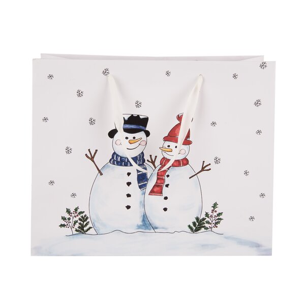 Dárková taška SNĚHULÁK 32x12x26 cm