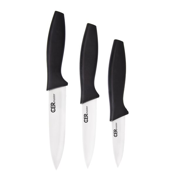 Kuchyňský nůž Cermaster s keram. čepelí sada 3 ks