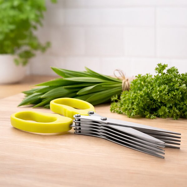 Nůžky na bylinky s čistítkem