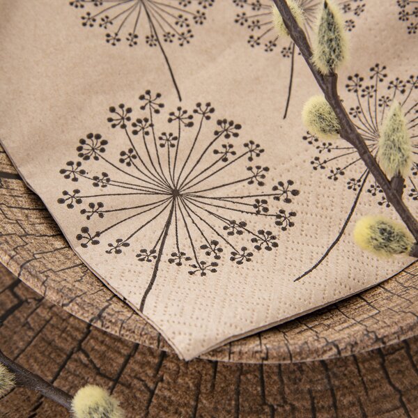 Servírovací ubrousky Pampelišky