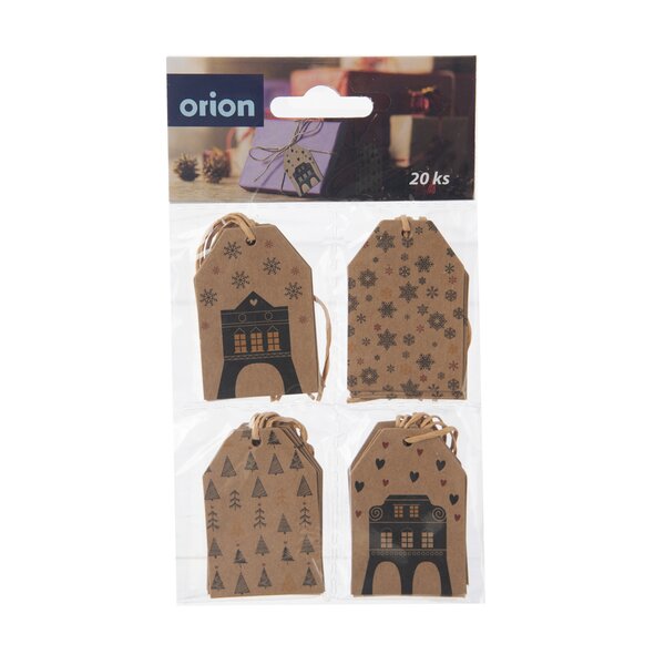 Visačky-jmenovka DOMKY 20 ks