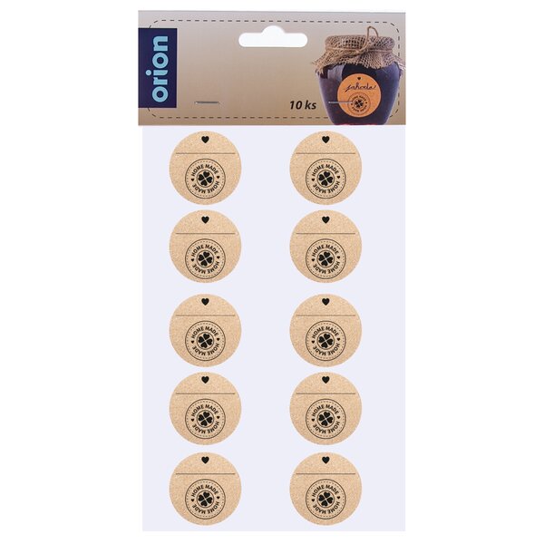 Samolepky HOME MADE prázdné 10 ks