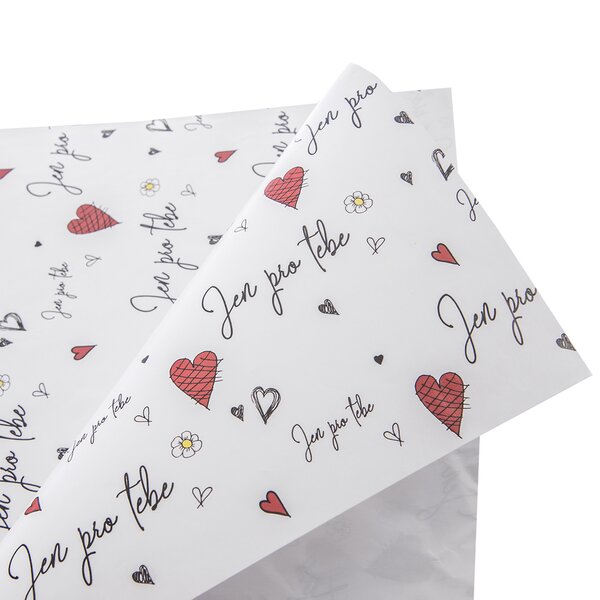 Balicí papír Jen pro tebe 100x70 cm 2 ks