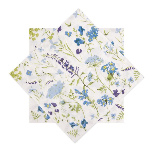 Servírovací ubrousky květy