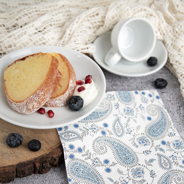 Servírovací ubrousky kašmírový vzor