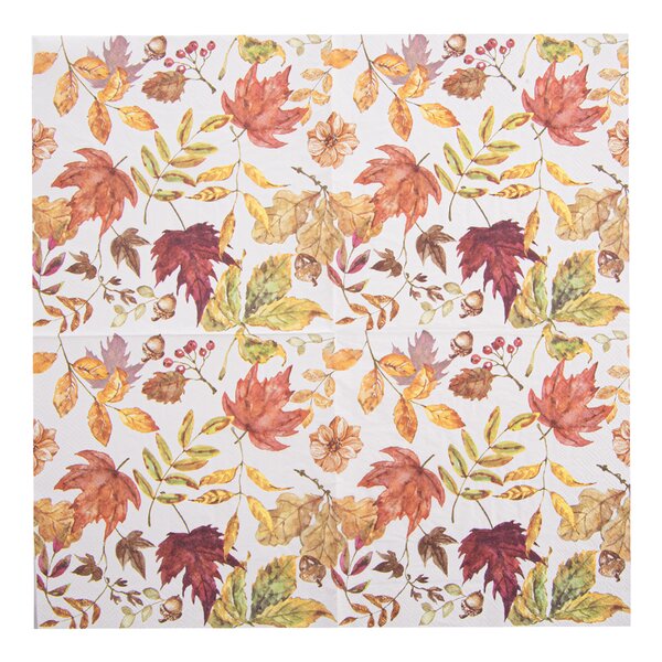 Servírovací ubrousky PODZIM listí