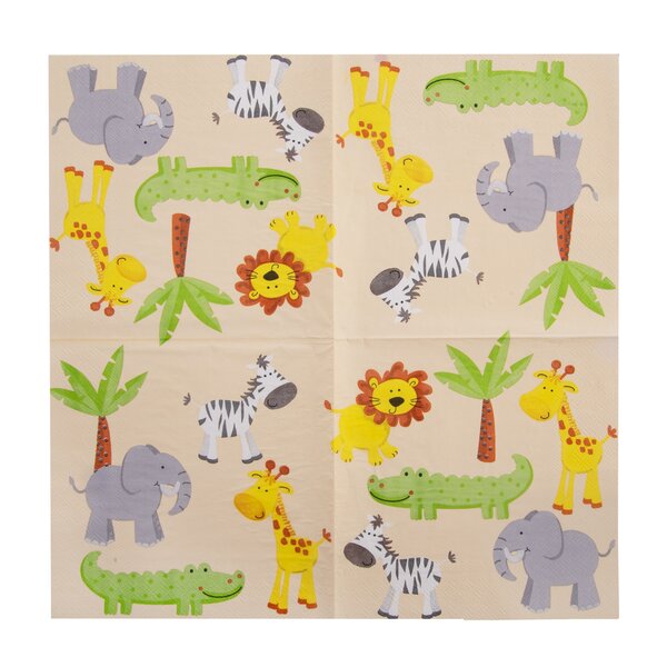 Servírovací ubrousky zoo