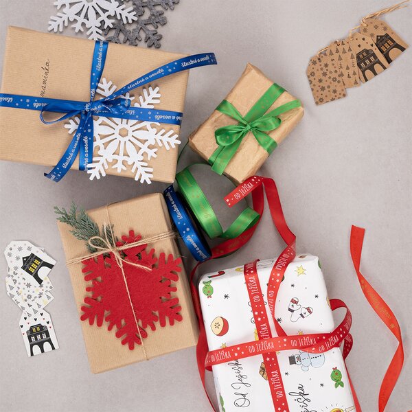 Vánoční balicí papír Od Ježíška 500x70 cm 