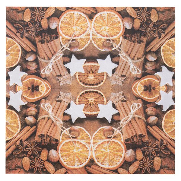 Servírovací ubrousky skořice