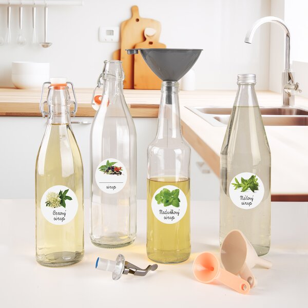 Samolepky na láhve Meduňkový sirup