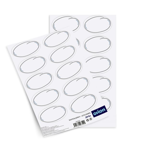 Samolepky na dózy prázdné