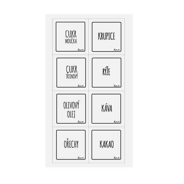 Samolepky na dózy WHITELINE