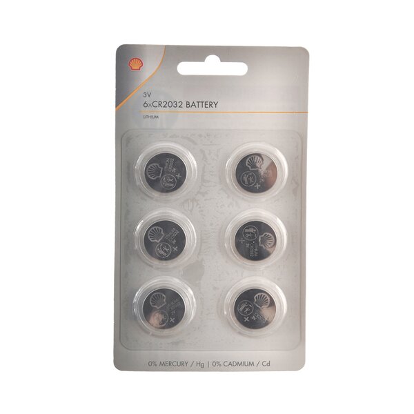 Baterie knoflíková CR2032 6 ks