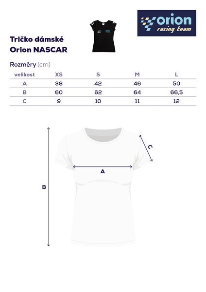 Tričko dámské Orion NASCAR vel. M