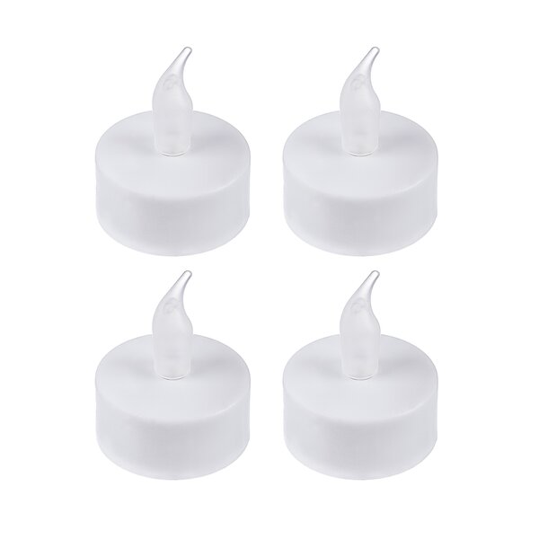 Dekorativní čajová svíčka LED s časovačem 4 ks