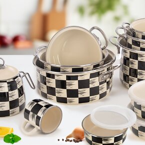 Kastrol ŠACHOVNICE Lem 3 l 