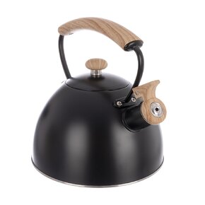 Čajník s píšťalou BLACK 2,5 l