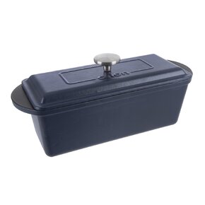 Forma na pečení LITINA SMALT s poklopem 35x14x16 cm