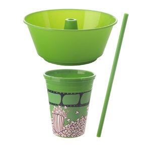 Pohár s miskou a brčkem 0,55 l