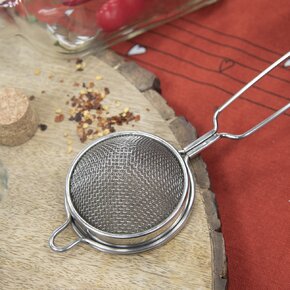 Cedník s dvojitým sítkem pr. 9,5 cm