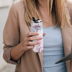 Termoska plechovka 0,5 l mramor