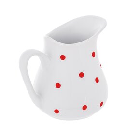 Džbán červený puntík 0,53 l