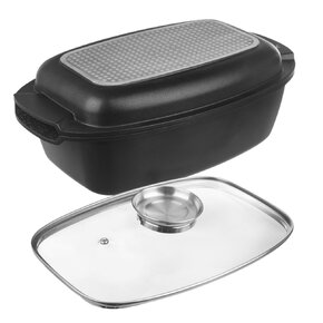 Pekáč GRANDE Aroma s poklopem oboustranný 39x22 cm