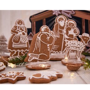 Vykrajovačky Betlém sada 7 ks s jesličkami
