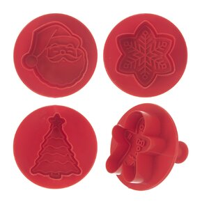 Vykrajovačka s pístem Vánoce 4 ks