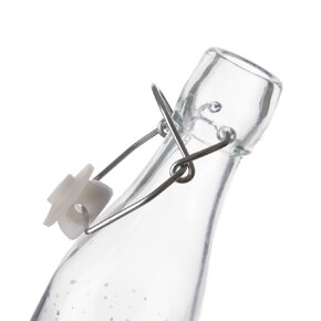 Láhev s klip uzávěrem SNĚHULÁK 0,16 l 