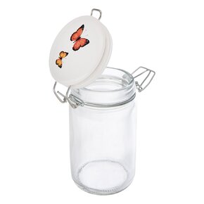 Dóza s klipovým uzávěrem JARO motýl 0,25 l