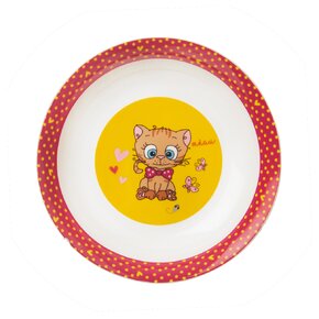 Hluboký dětský talíř KOCOUŘI pr. 19 cm