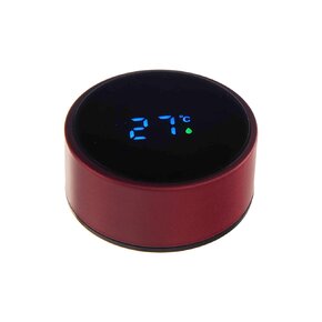 Termoska s teploměrem 0,45 l červená