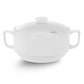 Polévková mísa MONA s poklicí pr. 21 cm