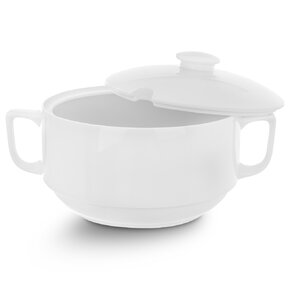 Polévková mísa MONA s poklicí pr. 21 cm