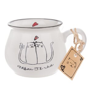 Hrnek kočky Mám tě rád 0,32 l 